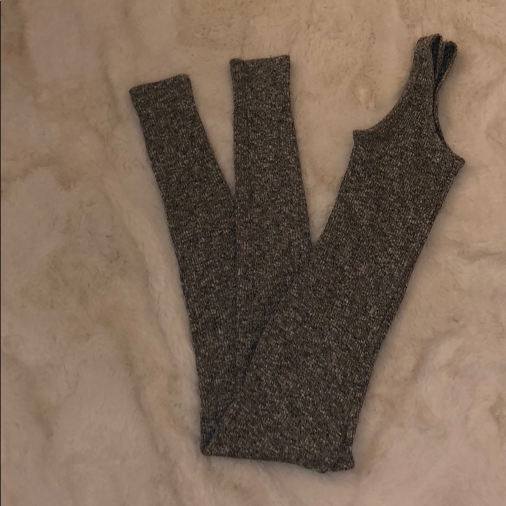 Grey fitted one piece